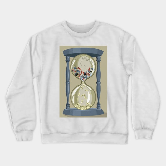 Animal Hourglass Crewneck Sweatshirt by John Holcroft